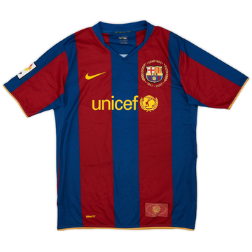 2007-08 Barcelona Nike Training Shirt - 8/10 - (XL.Boys)
