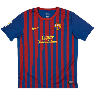 2011-12 Barcelona Home Shirt - 7/10 - (XL.Boys)