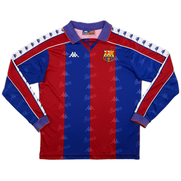 超レア　FC Barcelona シャツ 1992-95 Barcelona Home L/S Shirt - 6/10 - (S)