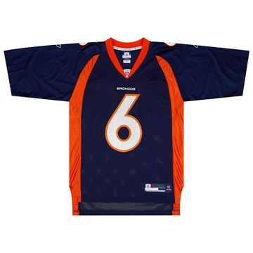 2008 Denver Broncos Cutler #6 Reebok On Field Home Jersey