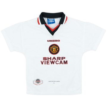最安挑戦！ Manchester 1996-97 United (L.Boys) - 8/10 - Shirt Away ウェア