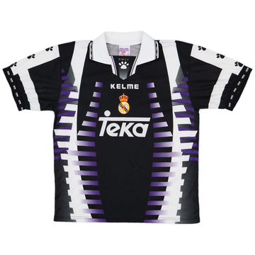 1997-98 Real Madrid Third L/S Shirt - 8/10 - (L)