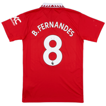 2022-23 Manchester United Home Shirt B.Fernandes #8 - 7/10 - (S)