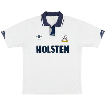1991-93 Tottenham Home Shirt - 6/10 - (L)