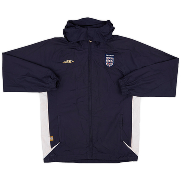 1995-97 England Umbro Hooded Rain Jacket - 9/10 - (XL) 1995-97 England Umbro Hooded Rain Jacket - 9/10 - (XL)
