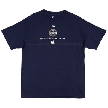 Vintage 80s New York Yankees T-Shirt Mens L Champion MLB Baseball