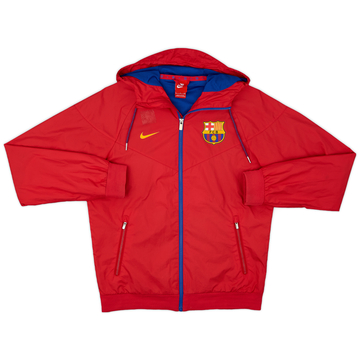 2002-03 Barcelona Nike Hooded Rain Jacket (XXL)