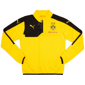 2015 16 Borussia Dortmund Puma 1 4 Zip Sweat Top 8 10 M