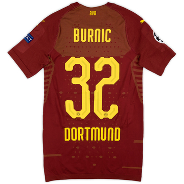Camiseta de la tercera equipación de la Champions League versión de jugador del Borussia Dortmund 2018-19 Burnic #32 - 8/10 - (M)