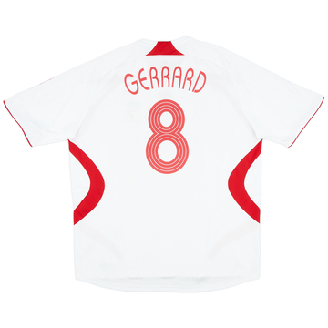 Liverpool GERRARD 08-09 away CLモデル オーセン 2007-08 Liverpool