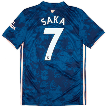 2020 21 Arsenal Third Shirt Saka 7 S