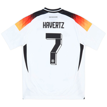 adidas HAVERTZ 7 ピンク Lサイズ シャツ adidas Germany Away Havertz 7 Jersey 2024-2025 (Official
