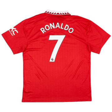2022-23 Manchester United Home Shirt Ronaldo #7 - 6/10 - (L)