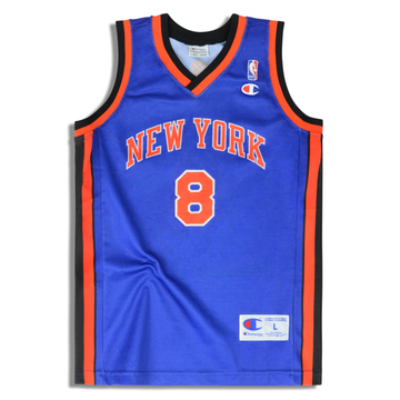 く日はお得♪ 2002-03 Y (Alternate) Jersey Reebok #8 Sprewell Knicks York New ウェア