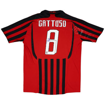 2000-02 AC Milan Home Shirt Gattuso #8 - 4/10 - (XL)