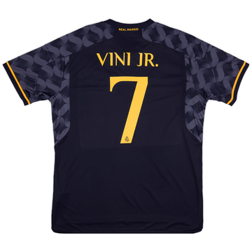 レアル・マドリード VINI JR. 7番 シャツ 2023-24 2023-24 Real Madrid Away Shirt Vini Jr. #7 (S)