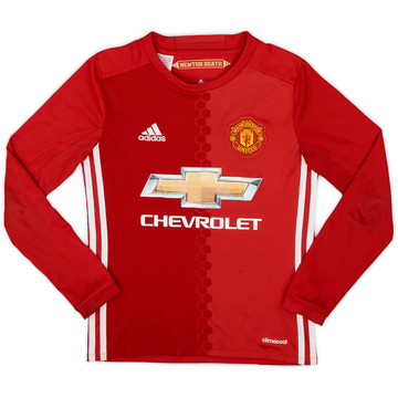 2016-17 Manchester United Home Shirt Pogba #6 - 7/10 - (S.Boys)