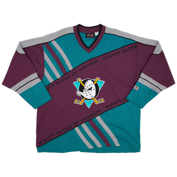 1995 96 Mighty Ducks of Anaheim CCM Alternate Jersey 8 10 XL