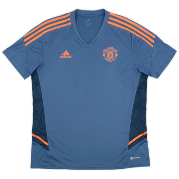 2022-23 Manchester United adidas Camiseta de entrenamiento - 8/10 - (XL)