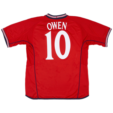 2002-04 England Away L/S Shirt Owen #10 - 9/10 - (L)