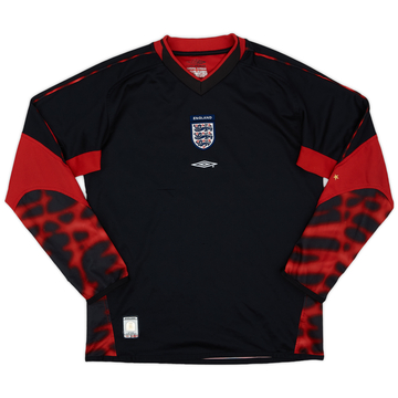 2004-06 England Away Shirt Beckham #7 - 4/10 - (L.Boys)