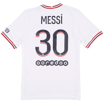 【希少】PSG メッシ #30 M 2021-22 Paris Saint-Germain Authentic Third Shirt Messi #30