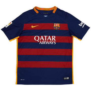 FC Barcelona NEYMAR JR 11番シャツ 2015-16 Barcelona Home Shirt Neymar Jr #11 - 8/10 - (XL.Boys)