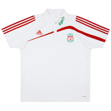 2009-10 Liverpool adidas Polo - 7/10 - (M)