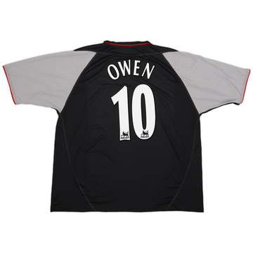 ウェア Rare LIVERPOOL 02-04 AWAY FOOTBALL SHIRT 2002-04 Liverpool Away Shirt Gerrard #17