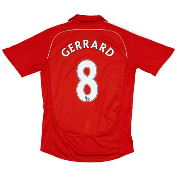 Liverpool FC 2006 2007 Home Jersey #8 Gerrard Adidas Red