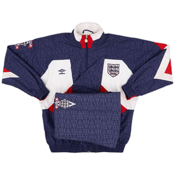 2007-09 England Umbro Tracksuit - 7/10 - (XL) 2007-09 England Umbro Tracksuit - 7/10 - (XL)