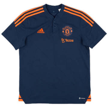 ウェア Manchester United Official Polo Shirt L Manchester United Polo - Real Red/White/Black