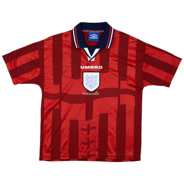 1997-99 England Home Shirt - 8/10 - (Y)