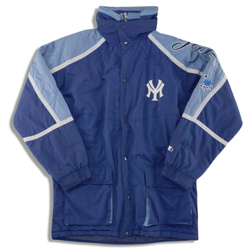1990s New York Yankees Starter Rain Jacket 8 10 L