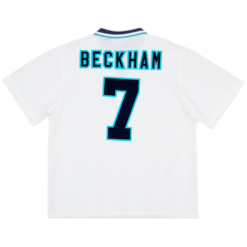 【初売り】 1995-97 (L) - 9/10 - #7 Beckham Shirt Home England ウェア