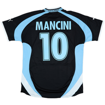 1998-00 Lazio Home L/S Shirt Mancini #10 - 9/10 - (L)