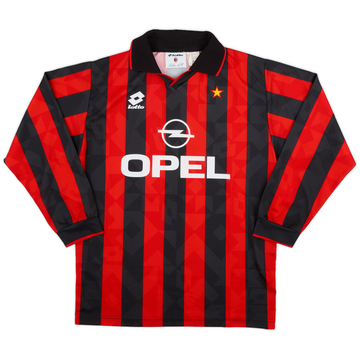 1994-95 AC Milan Home L/S Shirt #5 - 8/10 - (M)