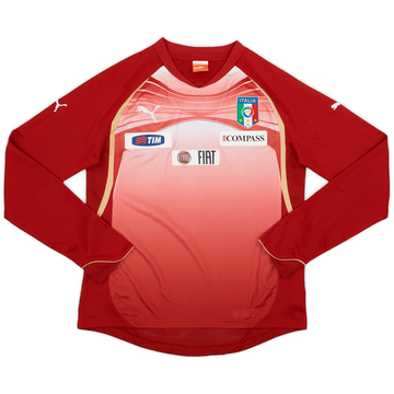 2010-11 Italia Puma Camiseta de Entrenamiento Manga Larga - 9/10 - (M)