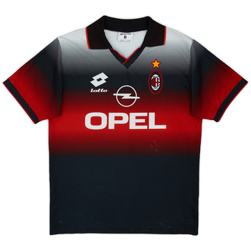 Milan A.C. Lotto シャツ Lサイズ 赤黒 AC Milan Vintage Lotto Replica Shirt 1994, Opel | eBay