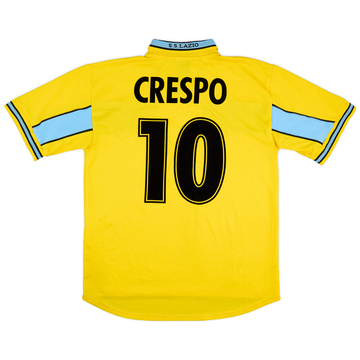 1998-00 Lazio Home L/S Shirt Crespo #10 - 8/10 - (S)