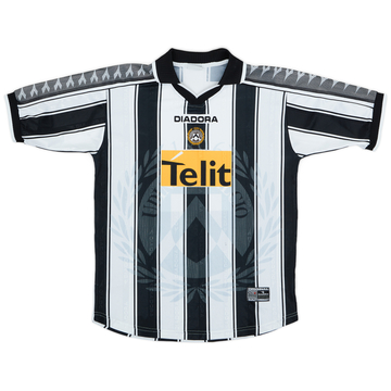 1999-00 Udinese Match Issue Away Shirt Giannichedda #16