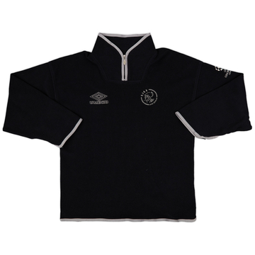 1996-97 Ajax Umbro 1/2 Zip Track Jacket - 8/10 - (XL)