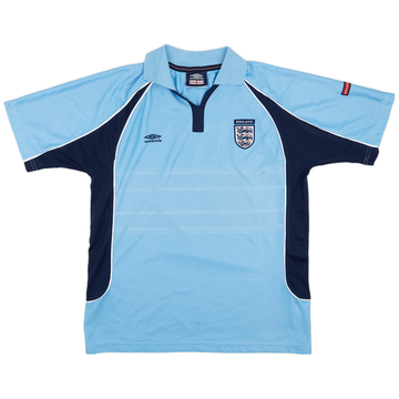 2000-01 England Umbro Polo Shirt - 6/10 - (XL)