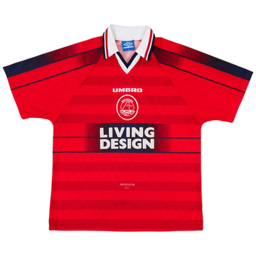 1996-97 Aberdeen Match Issue Away L/S Shirt #6