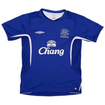 エヴァートン ホームシャツ ARTETA 6番 2005-06 Everton Home Shirt Arteta #6 - 6/10 - (L)