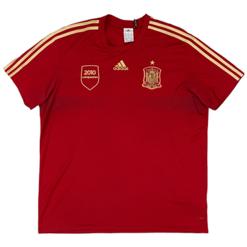 2013-14 Spain '2010 campeones' adidas Training Shirt - 8/10