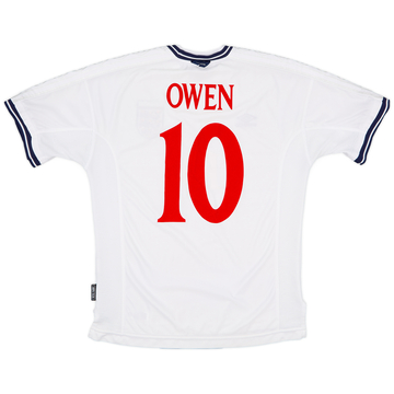 ワールド オンラインストア 2001-03 England (L) - 7/10 - #10 Owen Shirt Home トップス