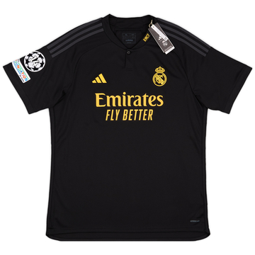 2010-11 Real Madrid CL Third Shirt Adebayor #6 (XL)