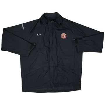 ウェア Manchester United NIKE naylon jacket 2008-09 Manchester United Nike Hooded Rain Jacket - 5/10 - (L)