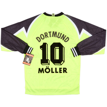 1995-96 Borussia Dortmund Home L/S Shirt Moller #10 (M)